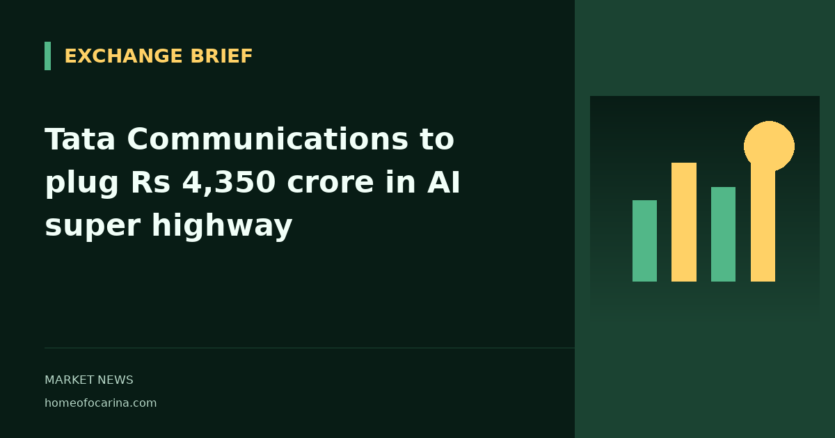 Tata Communications to plug Rs 4,350 crore in AI super highway